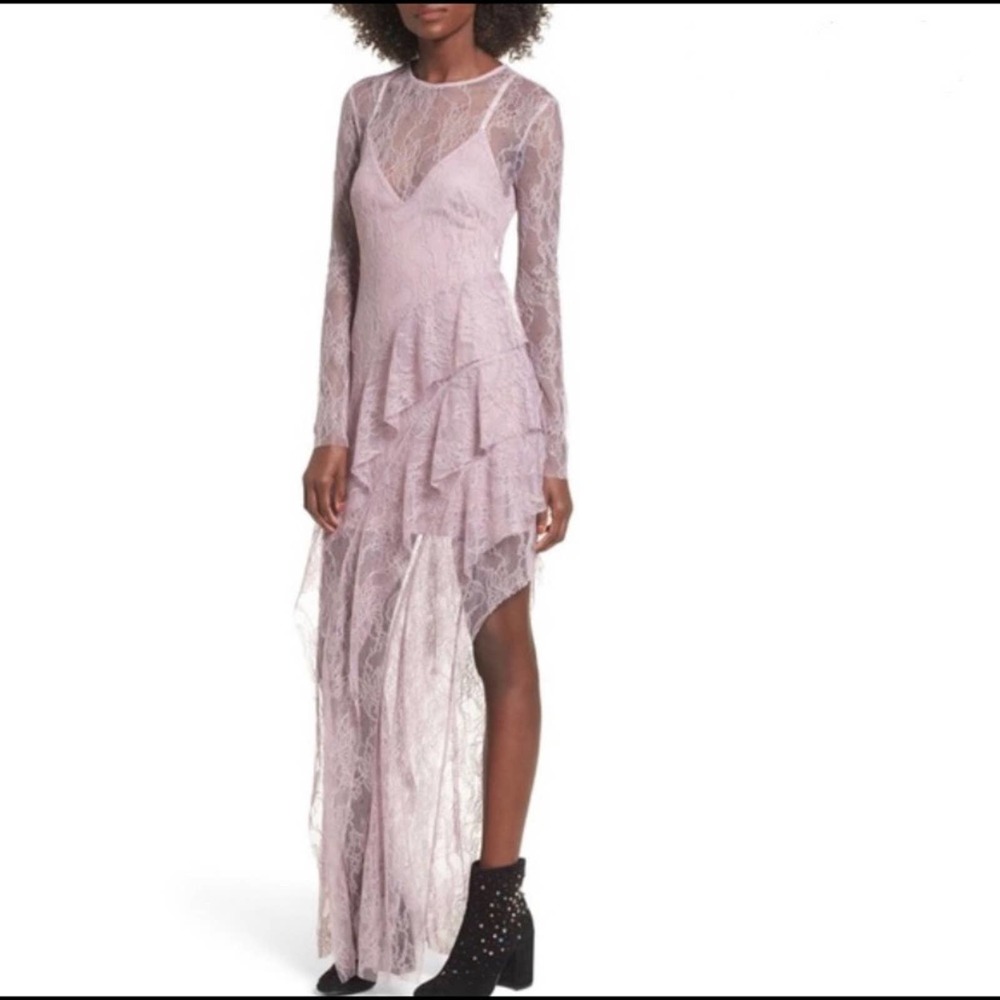 AFRM marguerite ruffle lace dress NWT size M